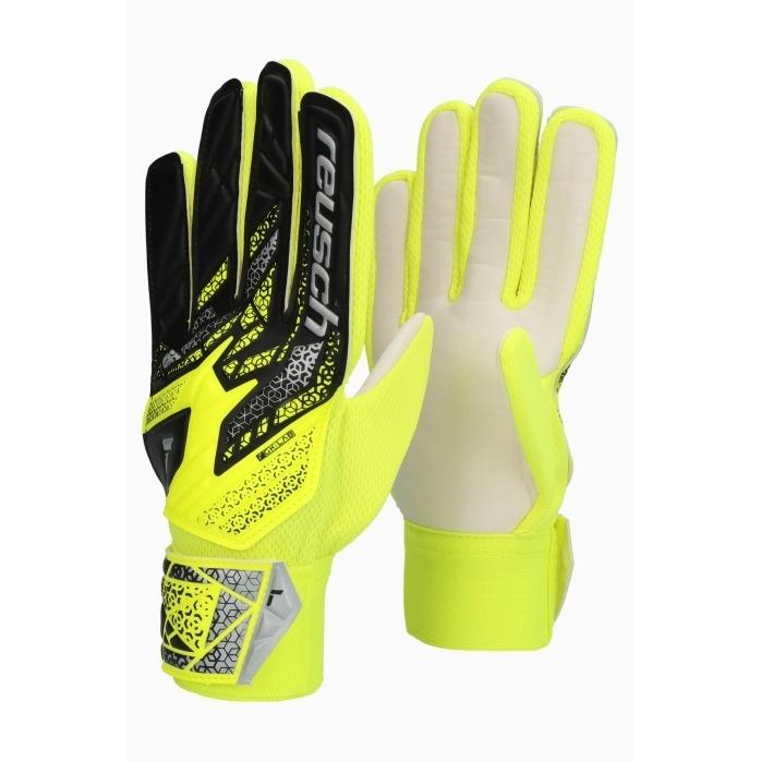 Детские вратарские перчатки Reusch Attrakt Grip Junior 5572815-2014, Жёлтый, Размер (EU) - 4.5 - #0