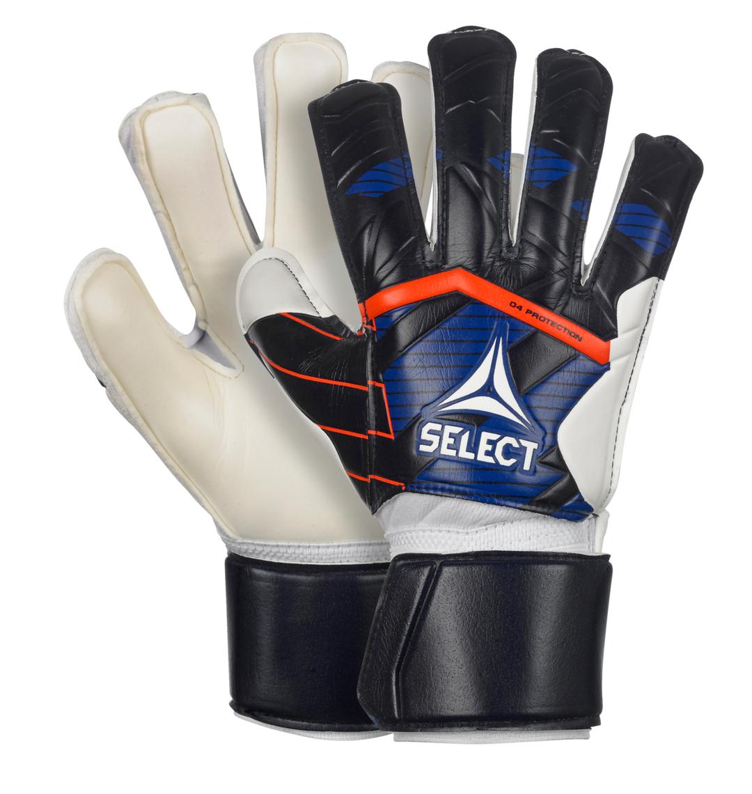 Рукавиці воротарські SELECT GOALKEEPER GLOVES 04 PROTECTION v24, (202) син/білий, 2 - #0