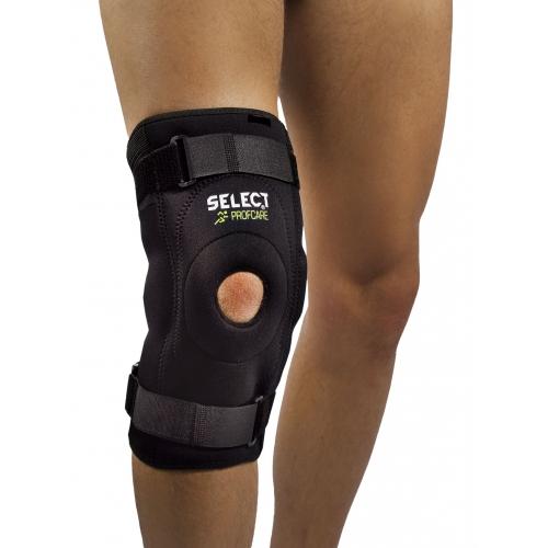 Наколінник SELECT 6204 Knee support with side splints (010) чорний, XL/XXL - #0