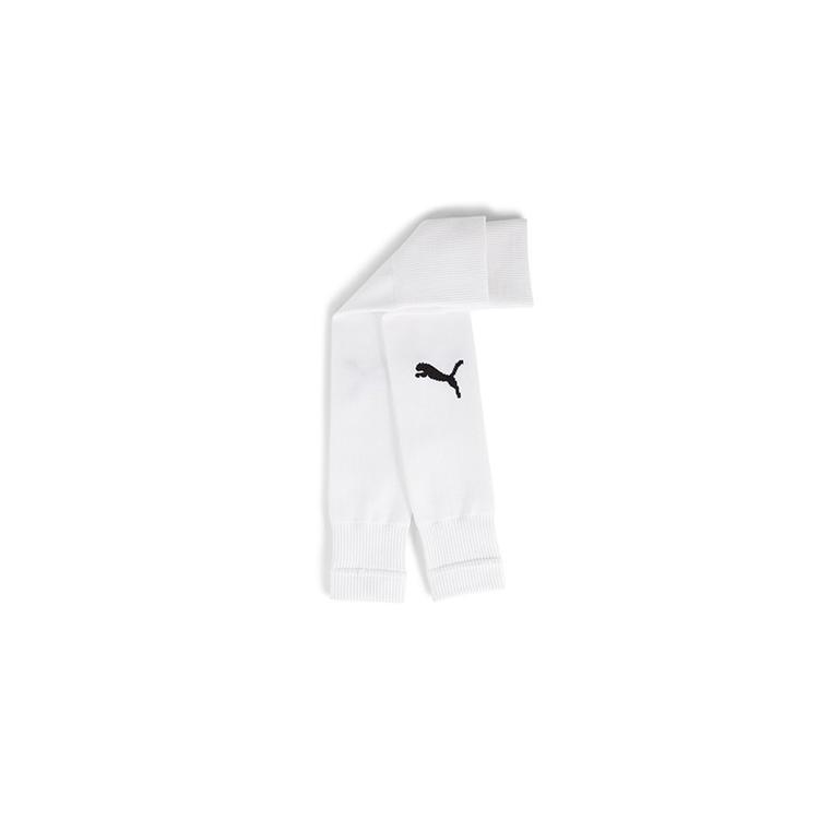 Гетры футбольные без носка Puma TEAMGOAL SLEEVE SOCK белые 706028-04, Белый, Размер (EU) - 3 (39-42) - #1