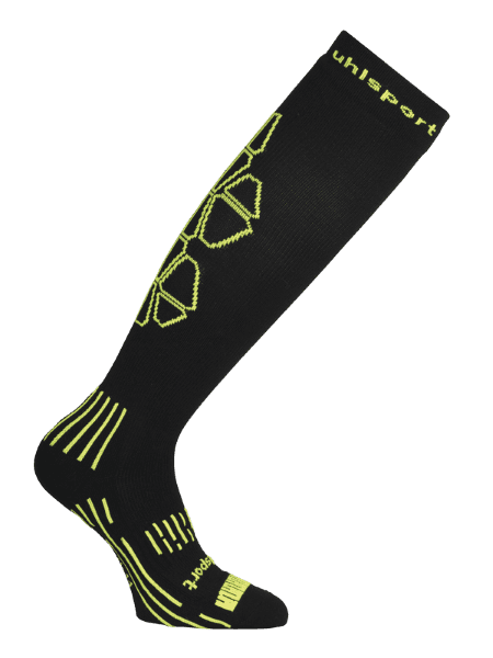 Шкарпетки компресійні COMPRESSION SOCK (black/fluo yellow) - #0