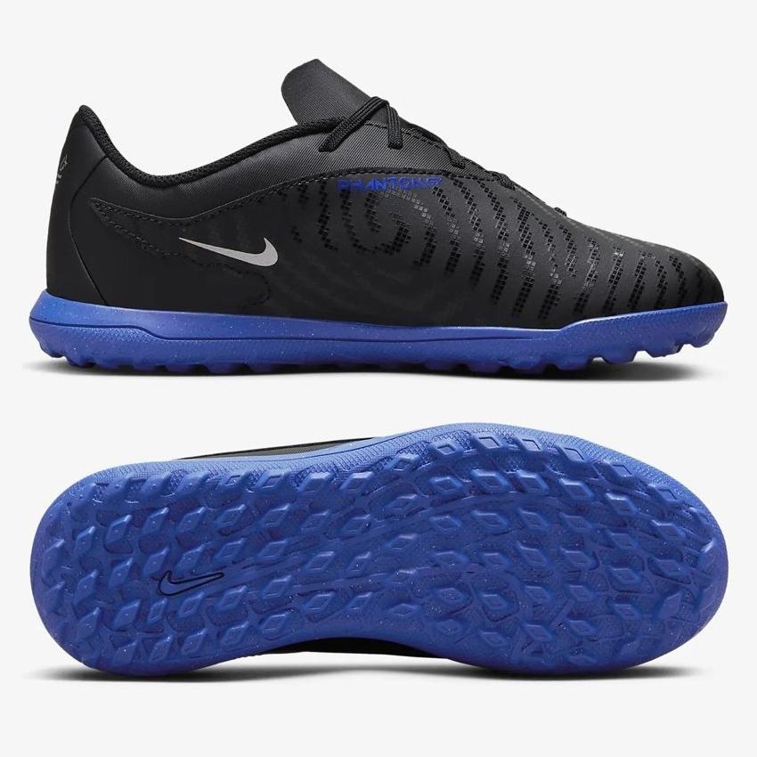 Сороконожки детские Nike PHANTOM GX CLUB TF GS DD9567-040, Чёрный, Размер (EU) - 38.5 - #0