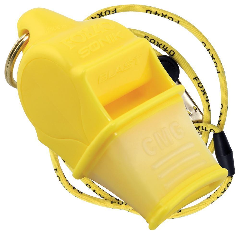 Свисток FOX 40 Whistle Sonic Blast CMG Safety 9203-0208 Жовтий universal (72132) - #0