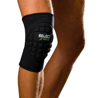 Наколенник SELECT Knee support handball unisex 6202, Чёрный, Размер (EU) - XL - #0