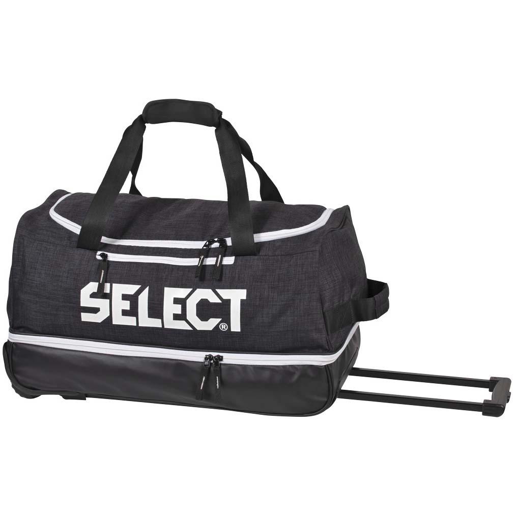 Спортивна сумка SELECT Lazio Travelbag w/wheels (010) чорний, 50L - #0