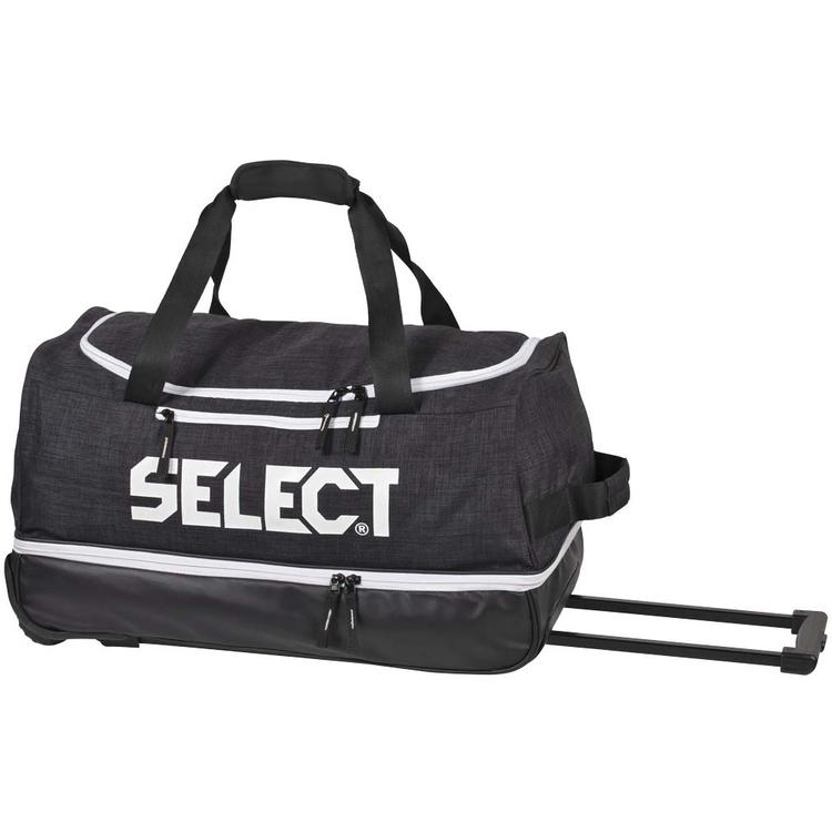 Спортивна сумка SELECT Lazio Travelbag w/wheels (010) чорний, 50L - #1