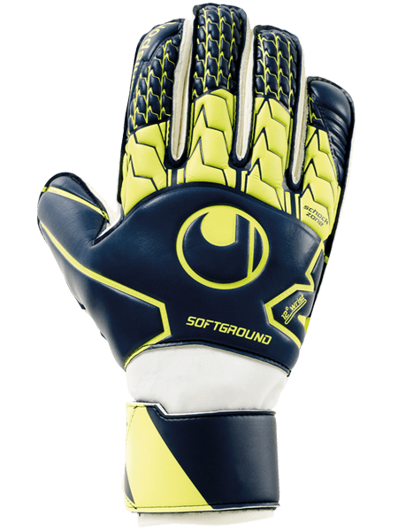 Воротарські рукавиці Uhlsport UHLSPORT SOFT RF (navy/fluo yellow/white) - #0