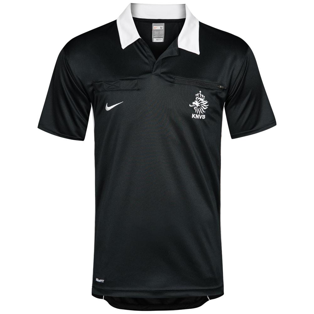 Футболка Nike Referee Jersey Netherlands KNVB 258399-010, Чёрный, Размер (EU) - S - #0