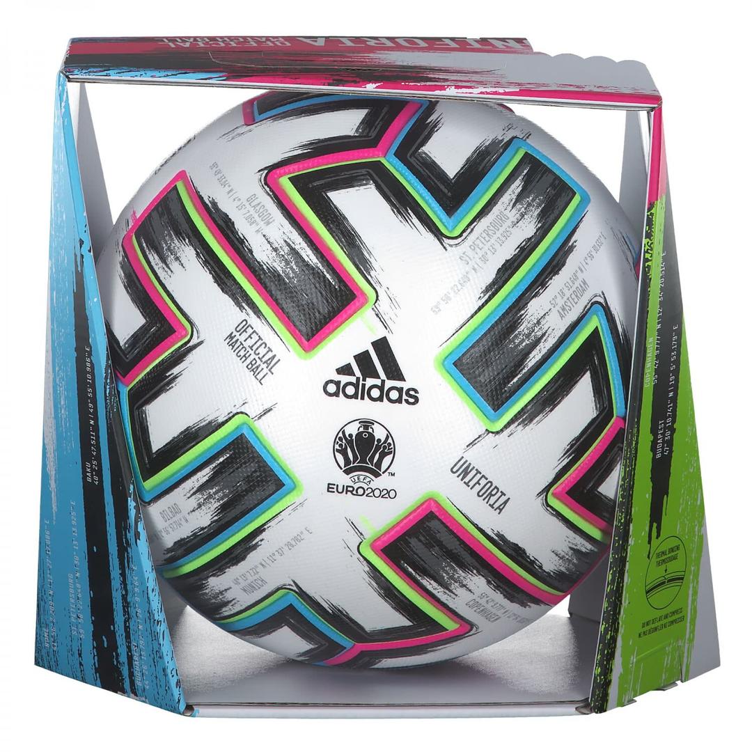 М'яч футбольний професійний Adidas Uniforia Euro 2020 OMB(FIFA QUALITY PRO) FH7362 - #1