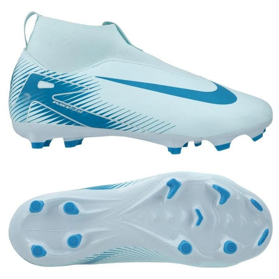 Детские футбольные бутсы Nike Air Zoom Mercurial Superfly X Academy MG Junior FQ8304-400, Голубой, Размер (EU) - 36 - #0