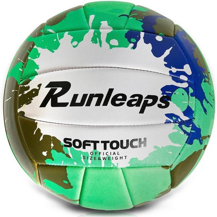 Волейбольный мяч Runleaps Green Blue Runleaps GB, Зелёный, Размер (EU) - 5 - #1