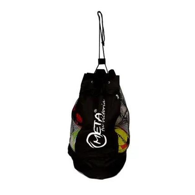 Сумка - мешок для мячей Meta Soccer Ball Bag черный 10-12 мячей 1912150210, Чёрный, Размер (EU) - 1SIZE - #0