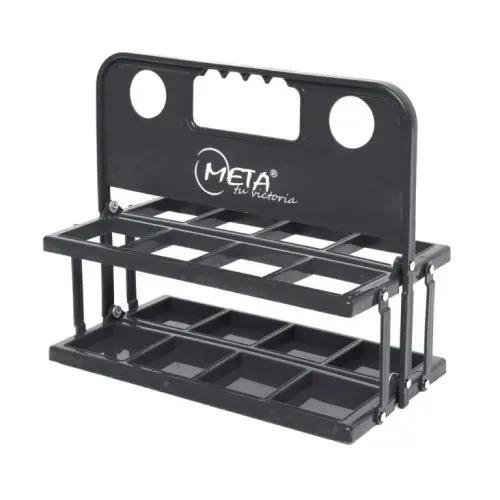 Контейнер пластиковый для бутылок Meta 8 Bottle Carrier Plastic Foldable черный Уни OFSM 2110008251, Чёрный, Размер (EU) - 1SIZE - #0