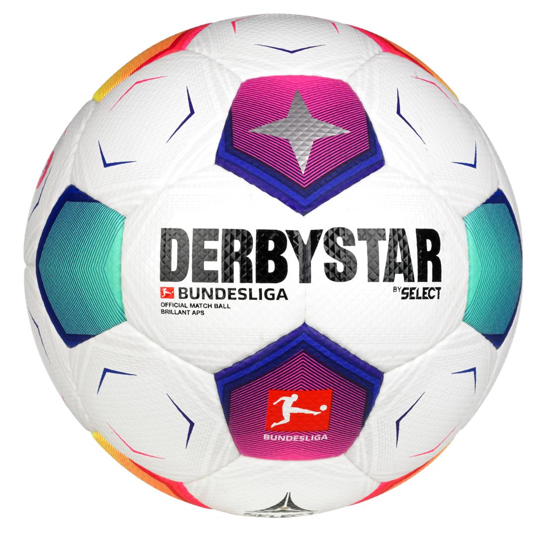 М’яч футбольний SELECT DERBYSTAR Bundesliga Brillant APS v23 (634) біло/син/фіолет, 5 - #0