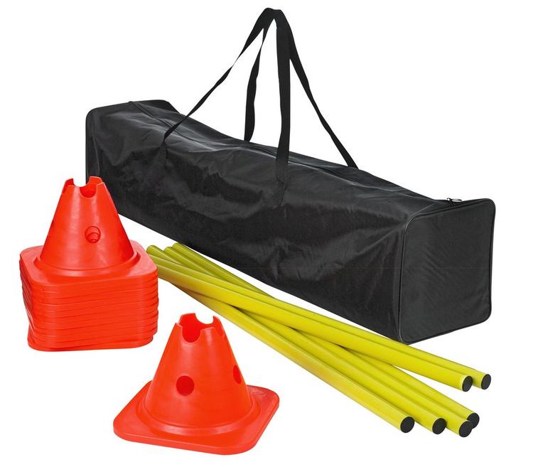 Тренувальний набір SELECT Agility set w/cones and poles (000) 12 конусів і 6 палиць - #1