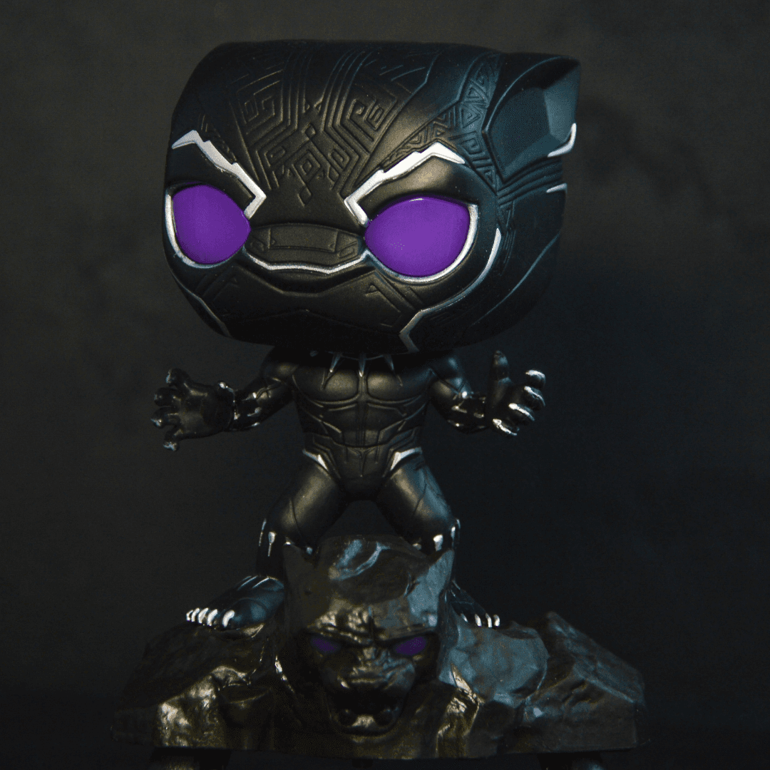 Фігурка Funko POP! LIGHTS AND SOUNDS BLACK PANTHER / ФАНКО ПОП ЧОРНА ПАНТЕРА - #0