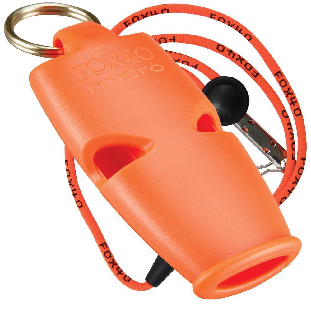 Свисток FOX 40 Original Whistle Micro Safety 9513-0308 Помаранчевий universal (72237) - #0