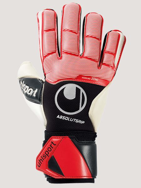 Воротарські рукавиці Uhlsport UHLSPORT ABSOLUTGRIP (black/red/white) - #0