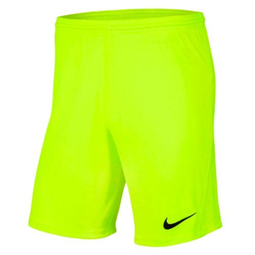 Спортивные игровые шорты Nike Park III BV6855-702, Салатовый, Размер (EU) - S - #0