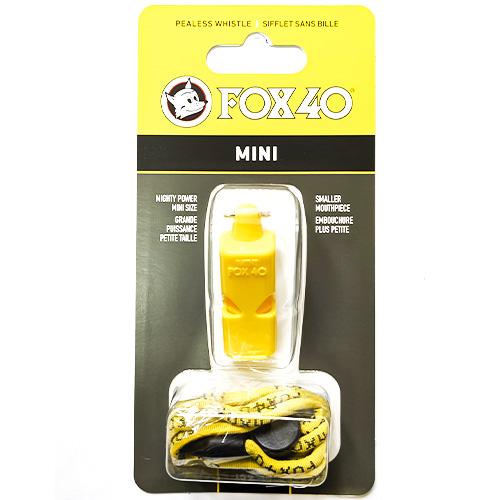 Свисток FOX 40 Original Whistle Mini Safety 9803-0208, Жёлтый, Размер (EU) - 1SIZE - #0