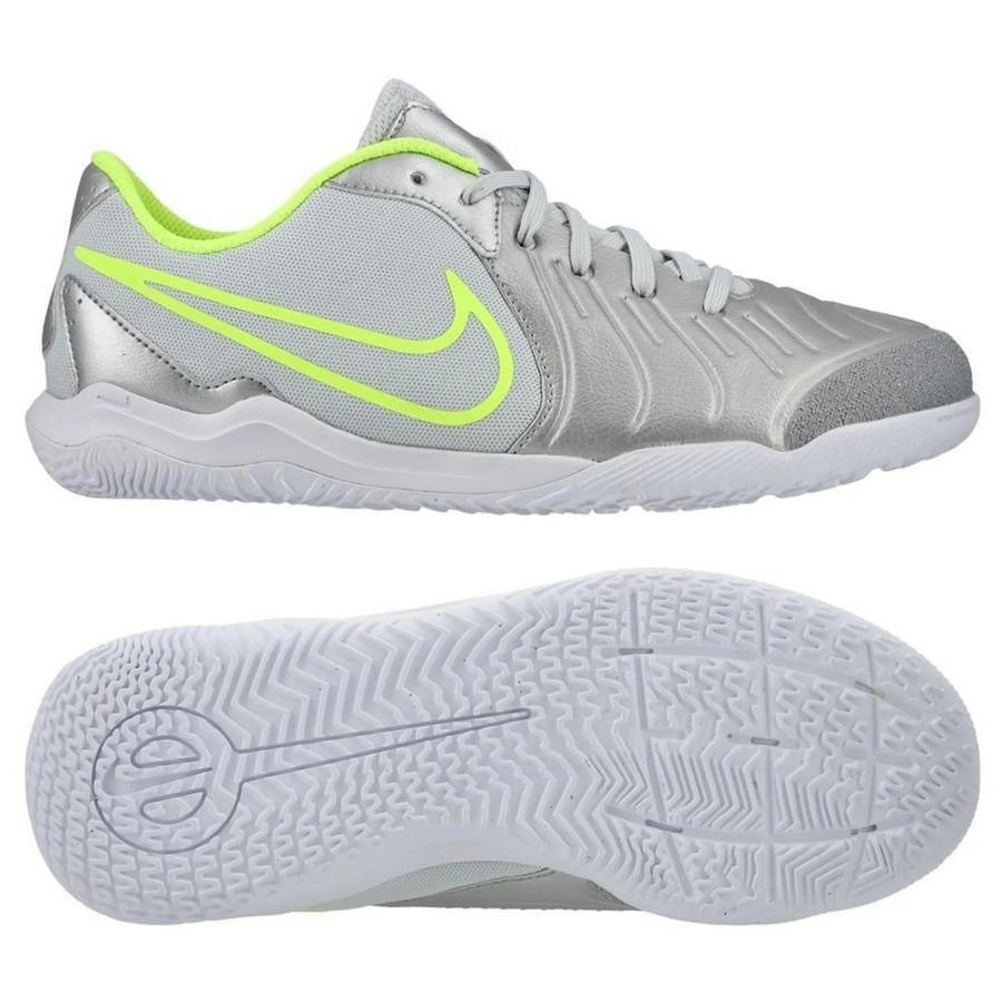 Детские футзалки Nike JR TIEMPO LEGEND 10 ACADEMY IC DV4350-001, Серый, Размер (EU) - 32 - #0