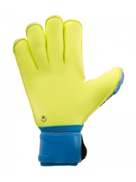 Воротарські рукавиці Uhlsport ELIMINATOR SUPERSOFT ROLLFINGER (cyan/fluor yellow/black) - #1