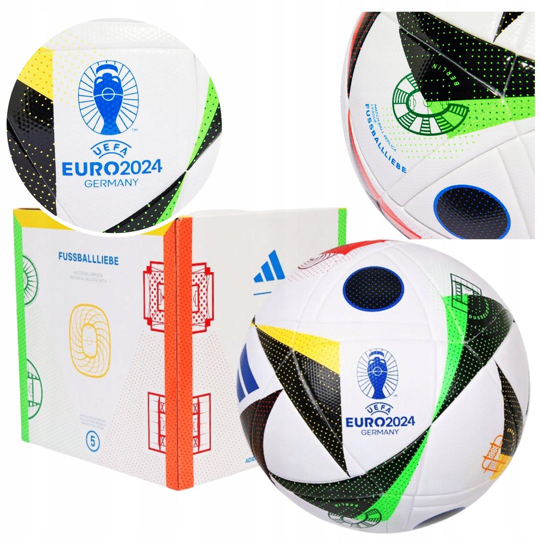 М'яч футбольний Adidas Fussballliebe Euro 2024 League Bo IN9369, - #0