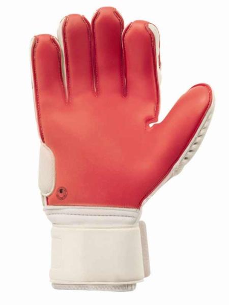 Воротарські рукавиці Uhlsport ERGONOMIC ABSOLUTGRIP BIONIK+ (white/red/black) - #1