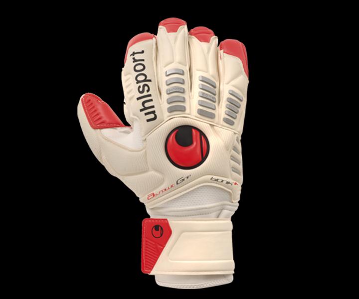 Воротарські рукавиці Uhlsport ERGONOMIC ABSOLUTGRIP BIONIK+ (white/red/black) - #0