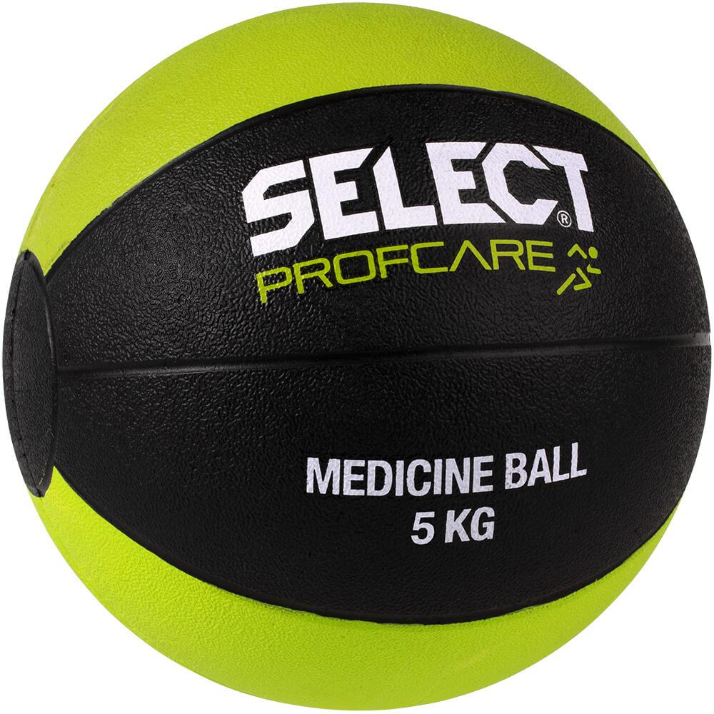 М’яч медичний SELECT Medicine ball (011) чорн/салатовий, 5кг - #0