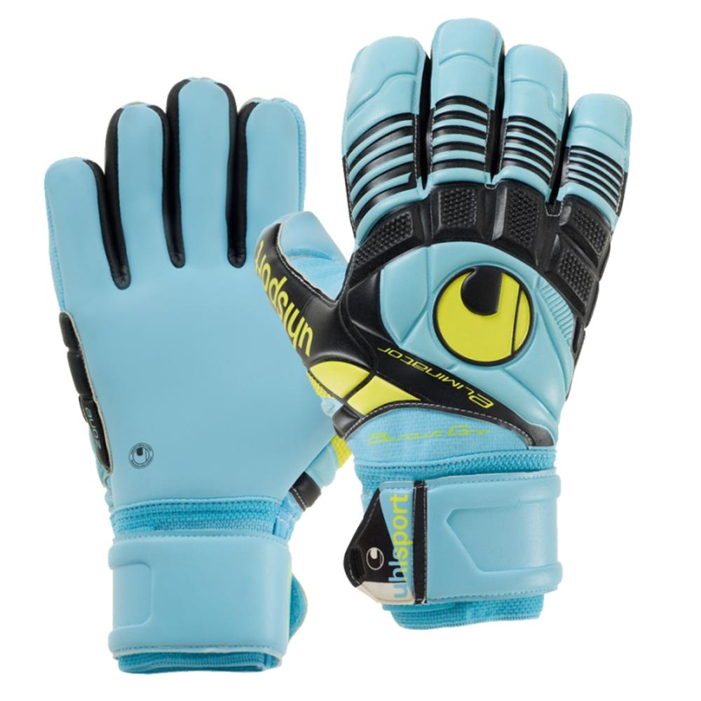 Воротарські рукавиці Uhlsport ELIMINATOR ABSOLUTGRIP HN (iceblue/black/fluo yellow) - #0