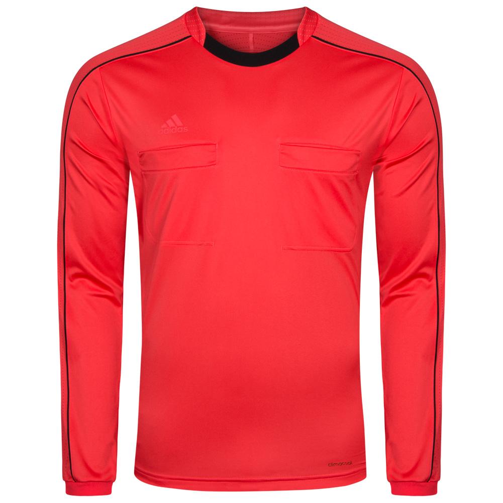 Футболка арбитра с длинным рукавом Adidas Referee 16 Long Sleeve Jersey AJ5918, Красный, Размер (EU) - S - #0