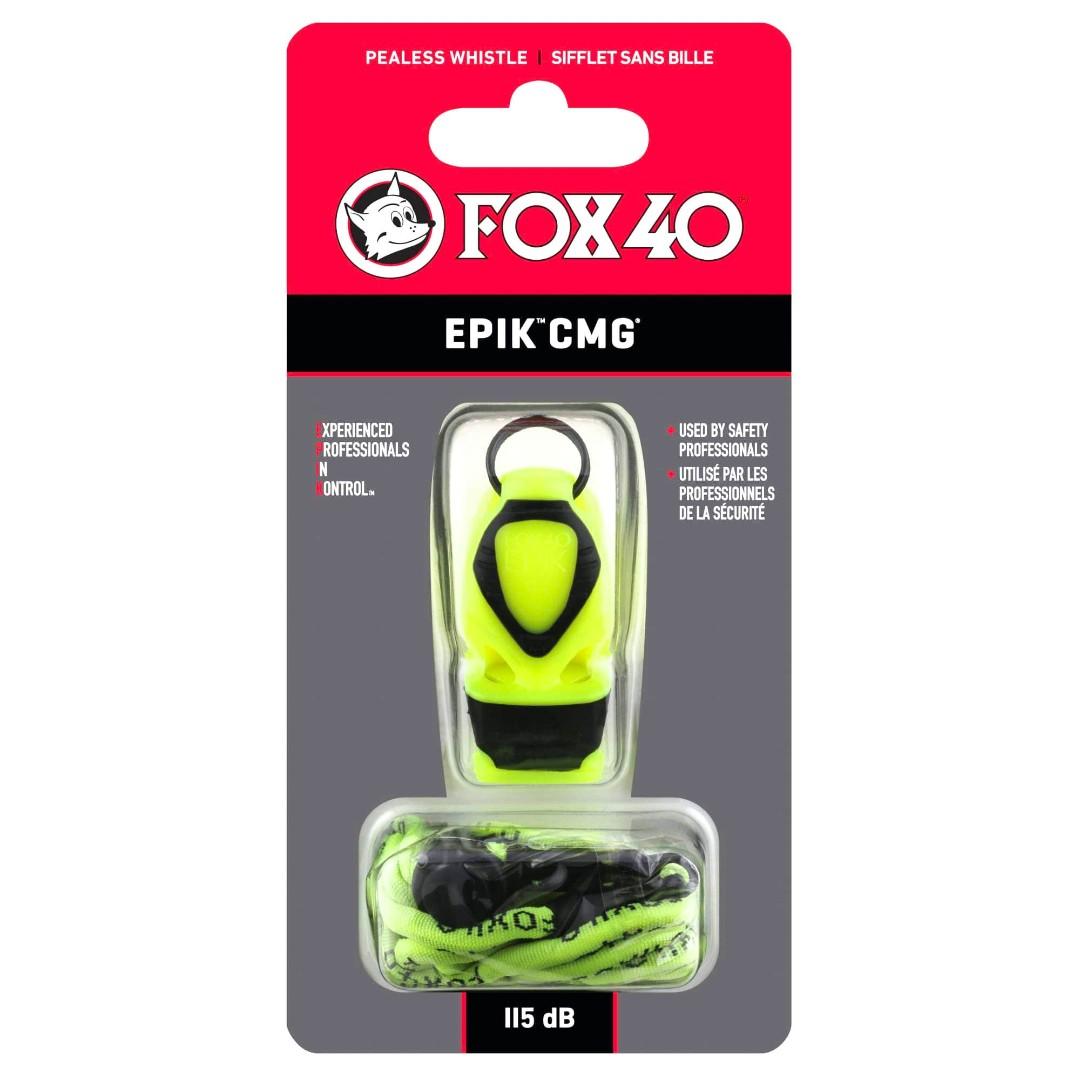 Свисток FOX 40 Original Whistle Epik CMG Safety 8803-1308 Неоновий universal (72129) - #1