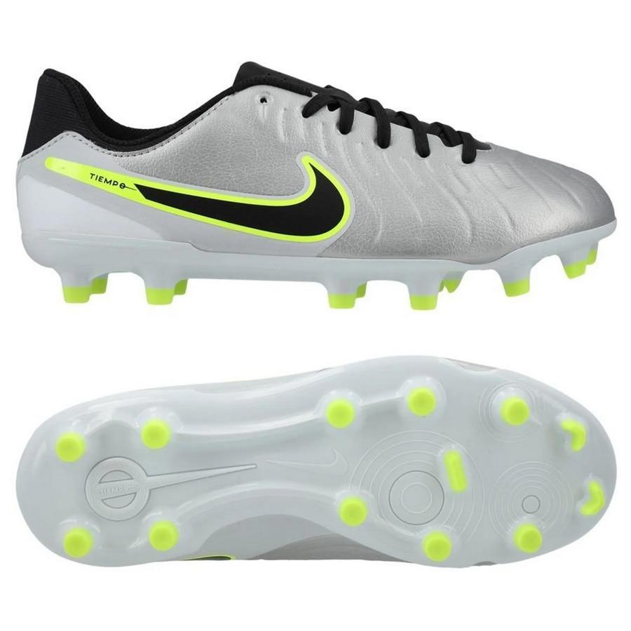 Дитячі  футбольні бутси Nike Tiempo Legend 10 Academy FG/MG Junior DV4348-001, Серебро, Размер (EU) - 32 - #0