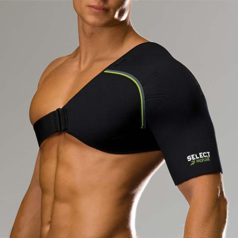 Бандаж для плеча SELECT 6500 Shoulder support (228) чорн/зел, XXXL - #0