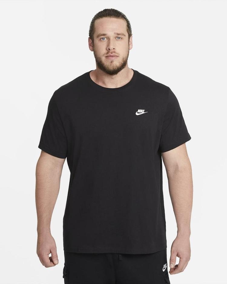 Футболка Nike Sportswear Club AR4997-013, Чёрный, Размер (EU) - M - #1