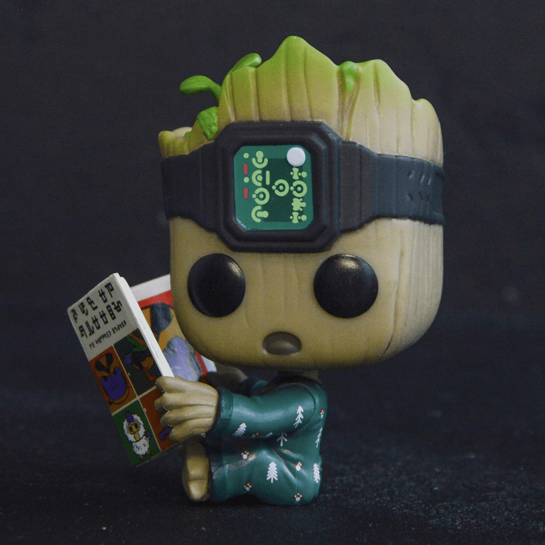 Фігурка Funko POP! GROOT IN ONESIE WITH BOOK / ФАНКО ПОП Я Є ГРУТ - #4