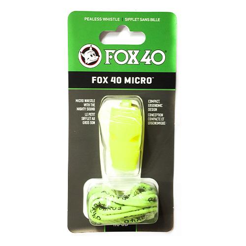 Свисток FOX 40 Original Whistle Micro Safety 9513-1308, Салатовый, Размер (EU) - 1SIZE - #0