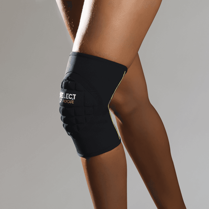 Наколінник SELECT 6202 Knee support - handball unisex (010) чорний, XS - #2