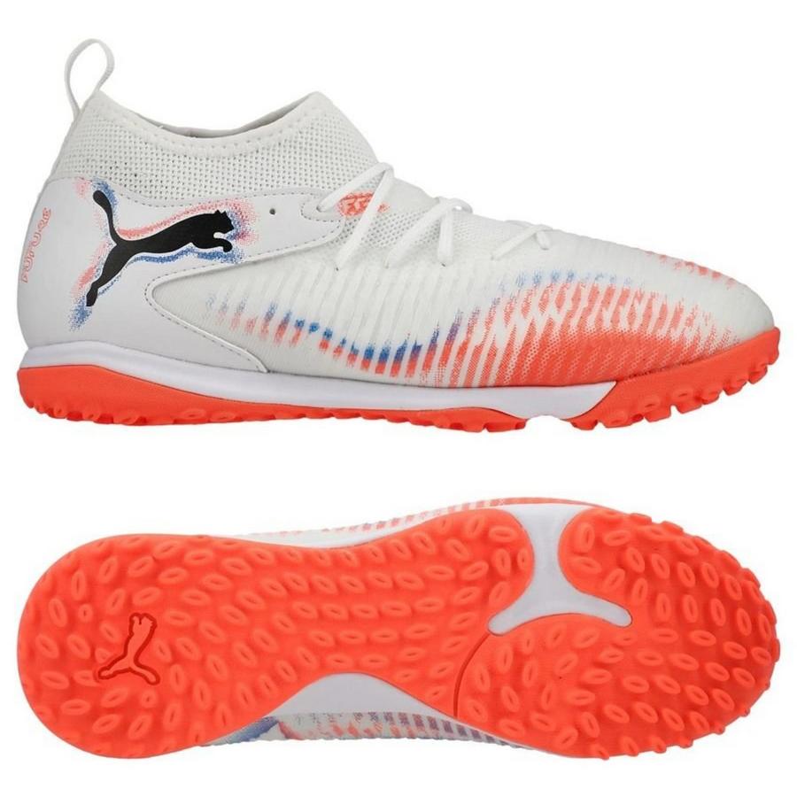 Детские сороконожки Puma Future 8 Match Tt + Mid Jr 108616-01, Белый, Размер (EU) - 34.5 - #0