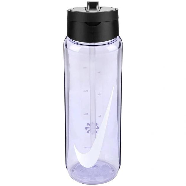 Бутылка для воды Nike TR RENEW RECHARGE STRAW BOTTLE 24 OZ 709 мл фиолетовая N.100.7642.503.24, Фиолетовый, Размер (EU) - 1SIZE - #1