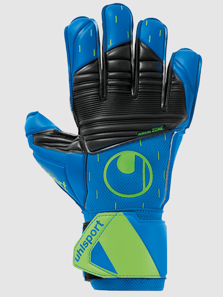 Воротарські рукавиці UHLSPORT AQUASOFT (pacific blue/black/fluo green) - #0