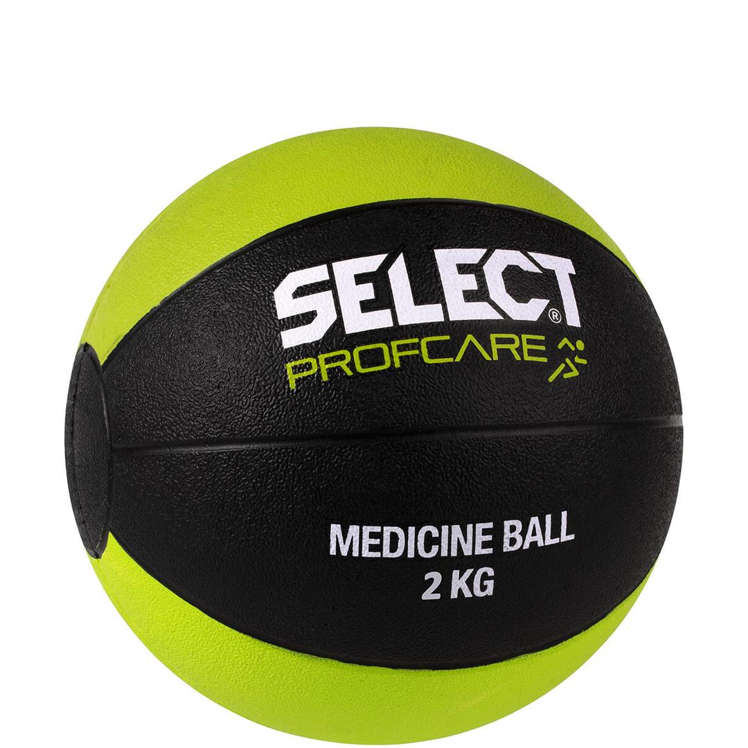 М’яч медичний SELECT Medicine ball (011) чорн/салатовий, 2кг - #0