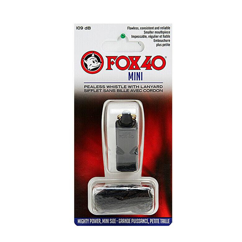 Свисток FOX 40 Original Whistle Mini Safety 9803-0008, Чёрный, Размер (EU) - 1SIZE - #0