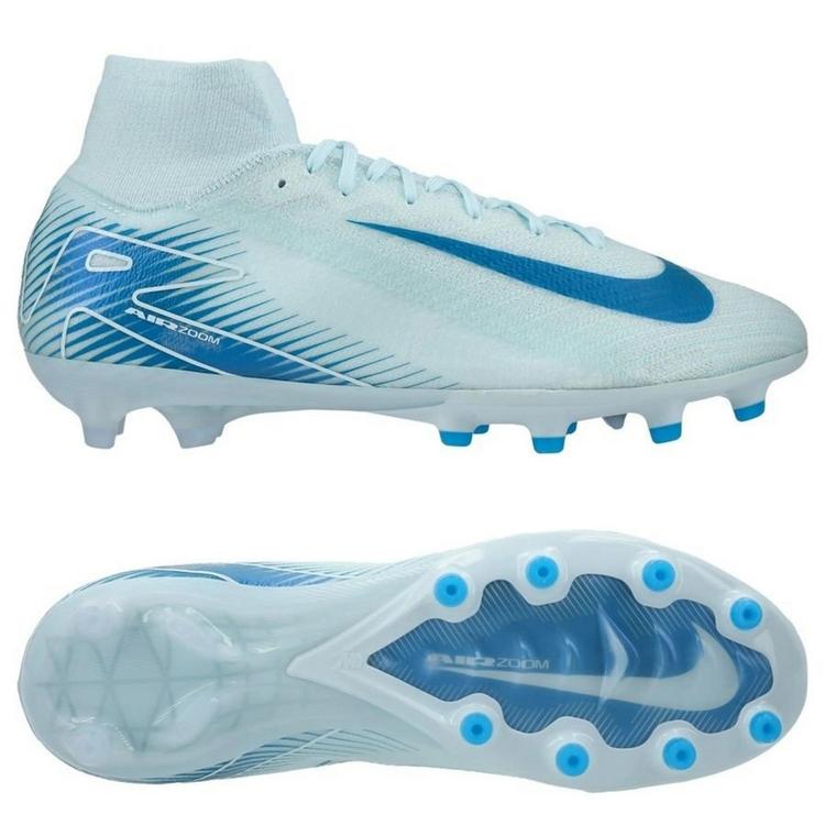 Детские бутсы Nike Mercurial Superfly 10 Elite AG-Pro High-Top FQ8339-400-J, Голубой, Размер (EU) - 36.5 - #1