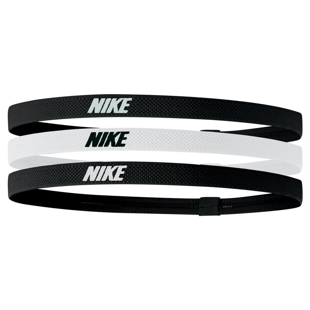 Повязка на голову NIKE ELASTIC HEADBANDS 2.0 3 PK N.100.4529.036.OS, Чёрный, Размер (EU) - 1SIZE - #0