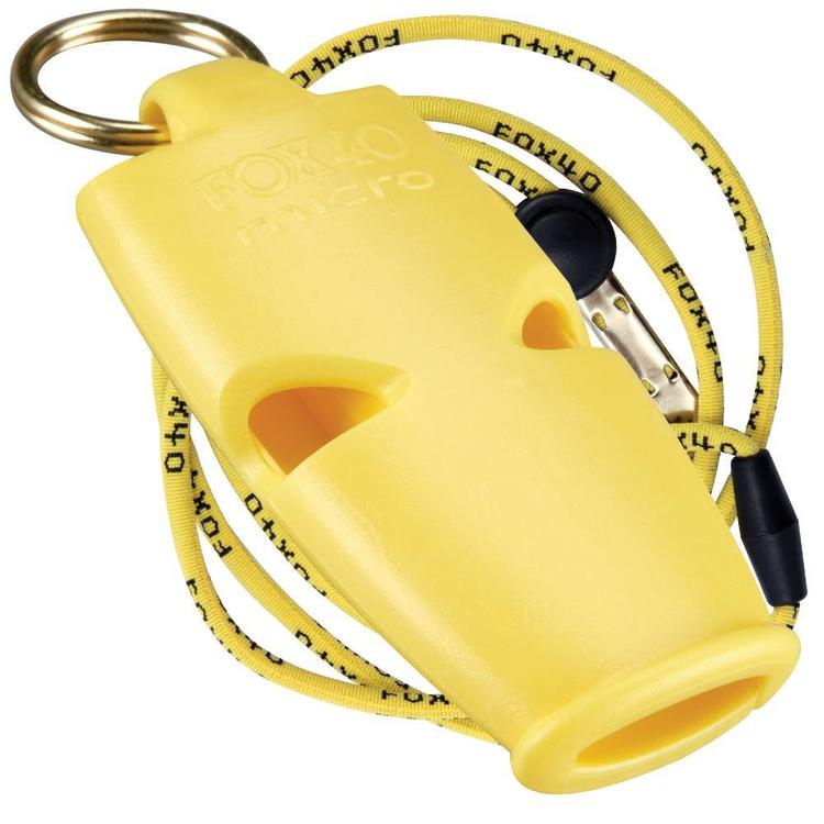 Свисток FOX 40 Original Whistle Micro Safety 9513-0208 Жовтий universal (72236) - #1