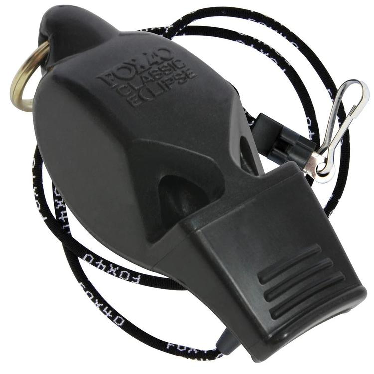 Свисток FOX40 OFFICIAL WHISTLE ECLIPSE 8408-0008 Чорний universal (72164) - #1