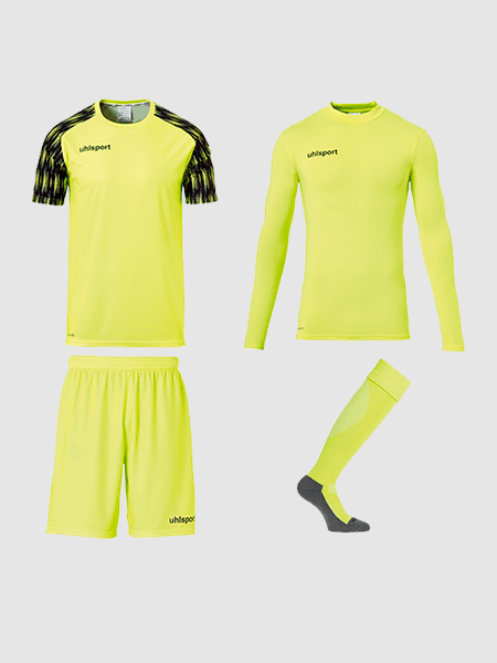 Воротарський комплект REACTION GOALKEEPER SET ( fluo yellow/black) - #1