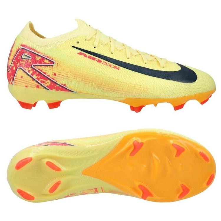 Детские футбольные бутсы Nike Air Zoom Mercurial Vapor 16 Pro x Mbappe FG Junior HF5450-800, Жёлтый, Размер (EU) - 38.5 - #1